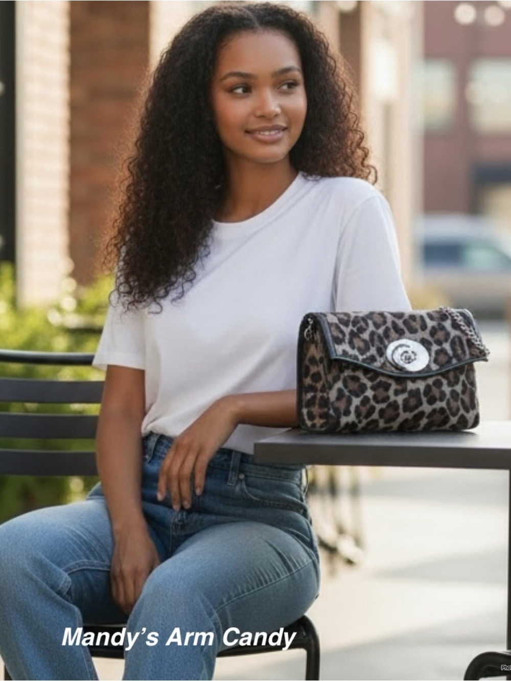 New w/tags Calf Hair Rare Coach Leopard Shoulder Bag OR Clutch